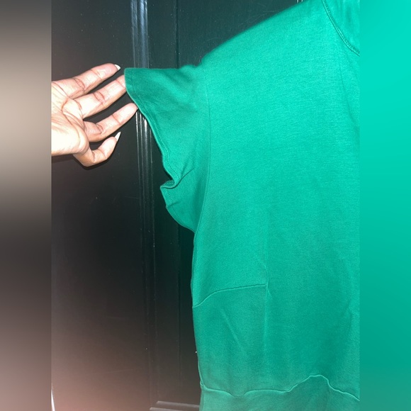 NY&Co Green Dress with Pockets & Flutter Sleeves  - XL - Picture 6 of 8